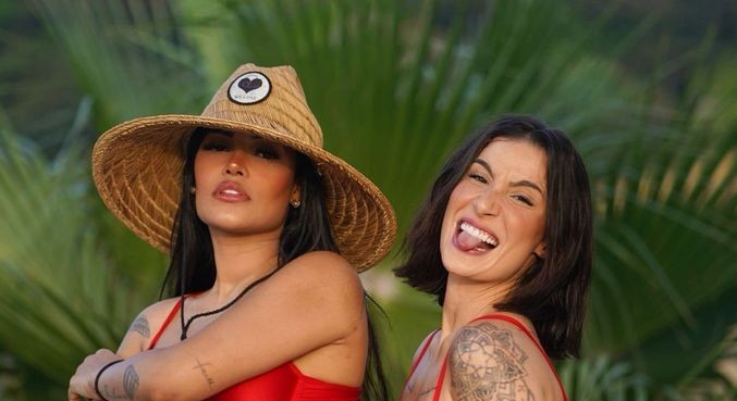 Flay e Bianca Andrade continuaram amigas após o "BBB" 20 — Foto: Reprodução/Instagram