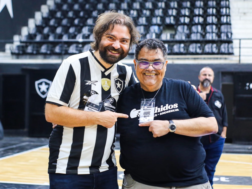 João Paulo Magalhães Lins e André Silva venceram eleição para presidência do Botafogo — Foto: Wallace Lima / Botafogo