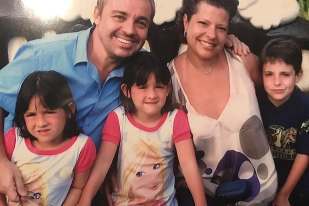Gugu, Rose e filhos do casal — Foto: Reprodução
