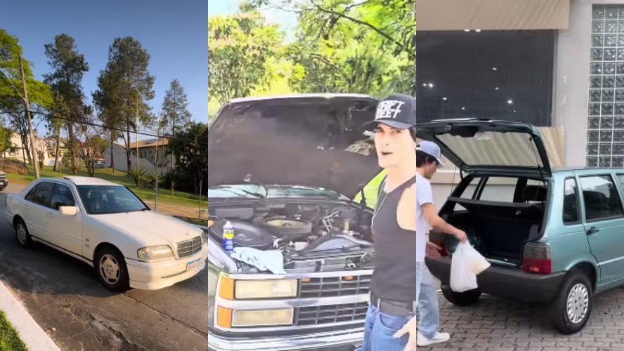 Mercedes C280, Silverado V8 e Uno: veja os carros vendidos por Fiuk após crise financeira - QTU Questões do Universo