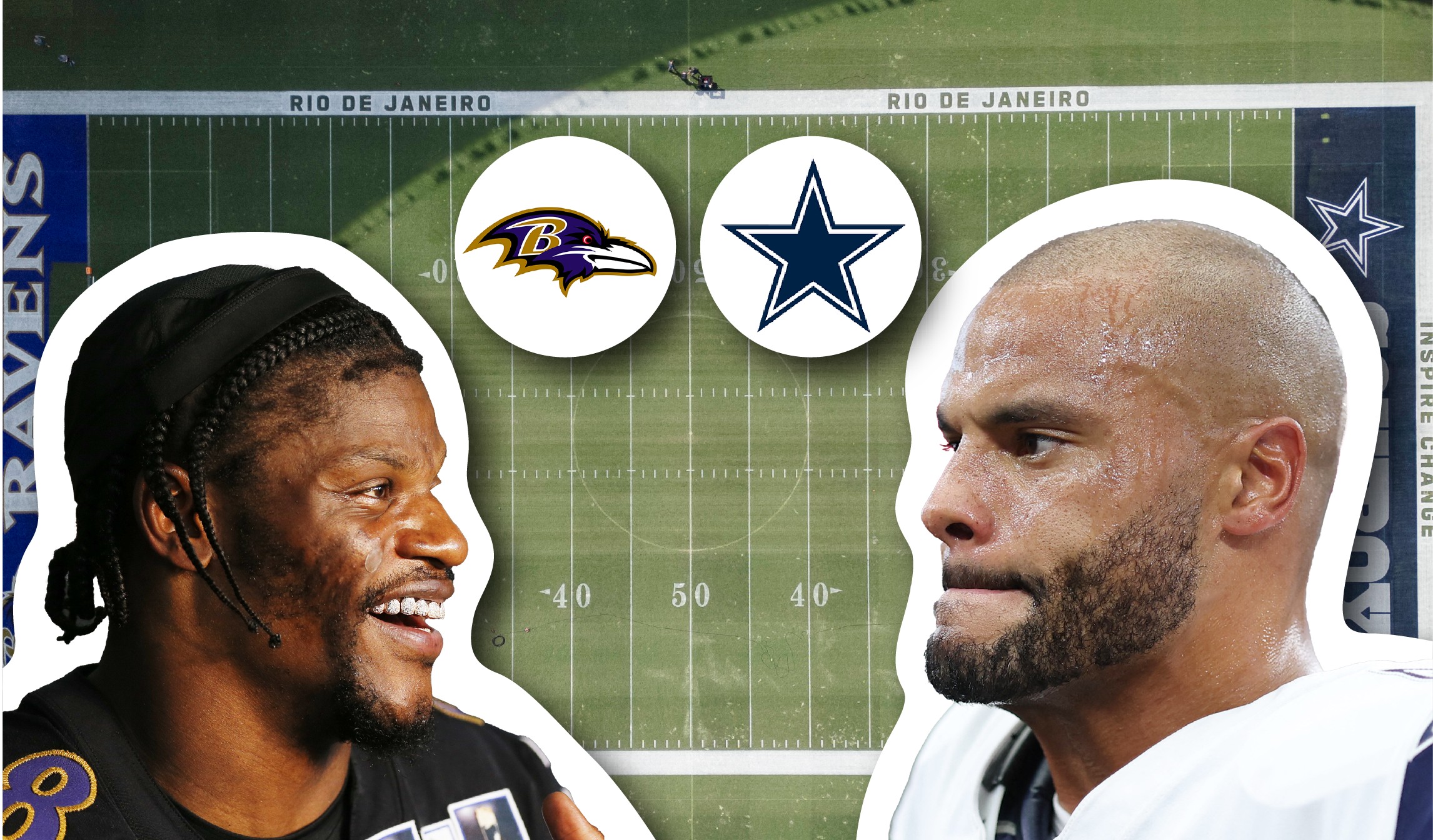 Lamar x Dak: jogo da NFL no Rio de Janeiro será protagonizado por dois quarterbacks em busca de afirmação