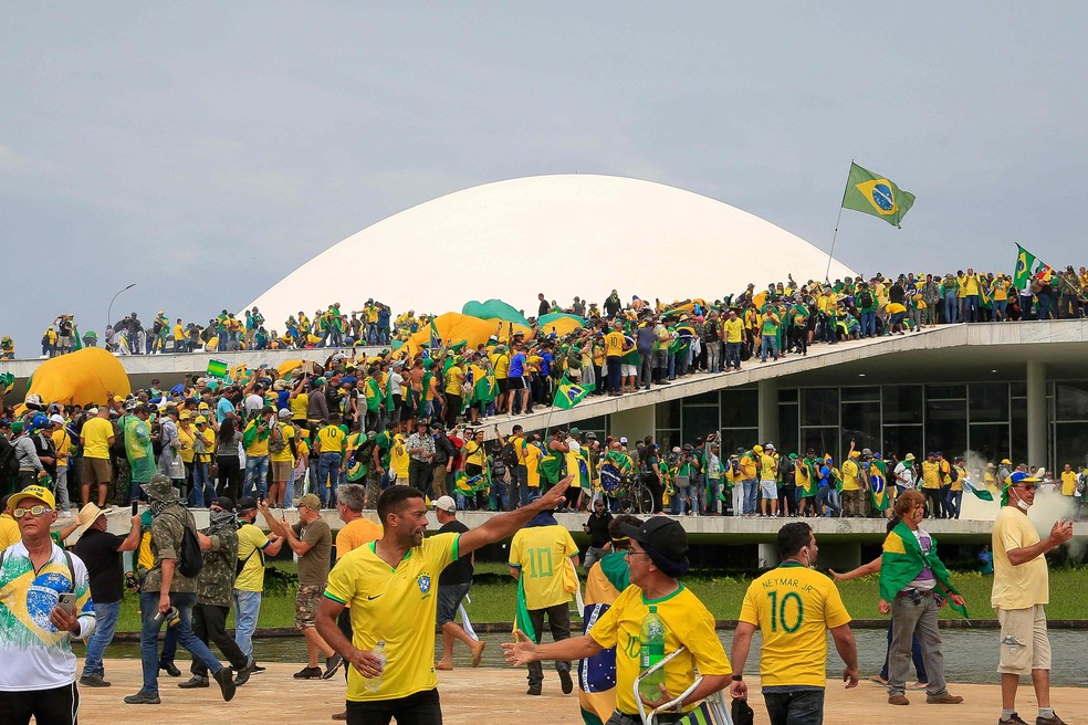 Ataques de 8 de janeiro de 2023 — Foto: Arquivo