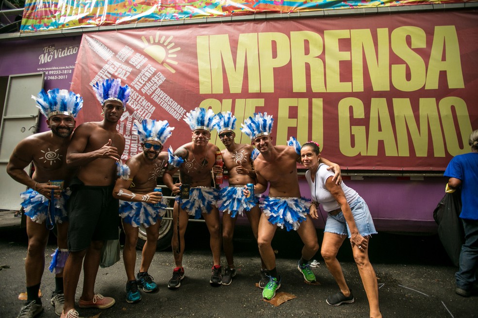Imprensa Que Eu Gamo vai deixar de desfilar no Rio &mdash; Foto: Brenno Carvalho