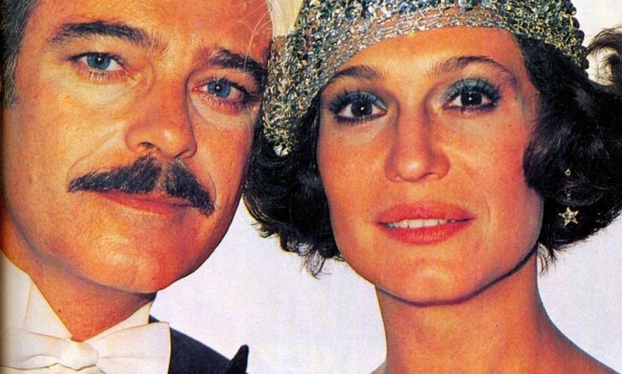 Susana Vieira e Rubens de Falco em cena da novela 'A sucessora', de 1978  — Foto: Agência O Globo