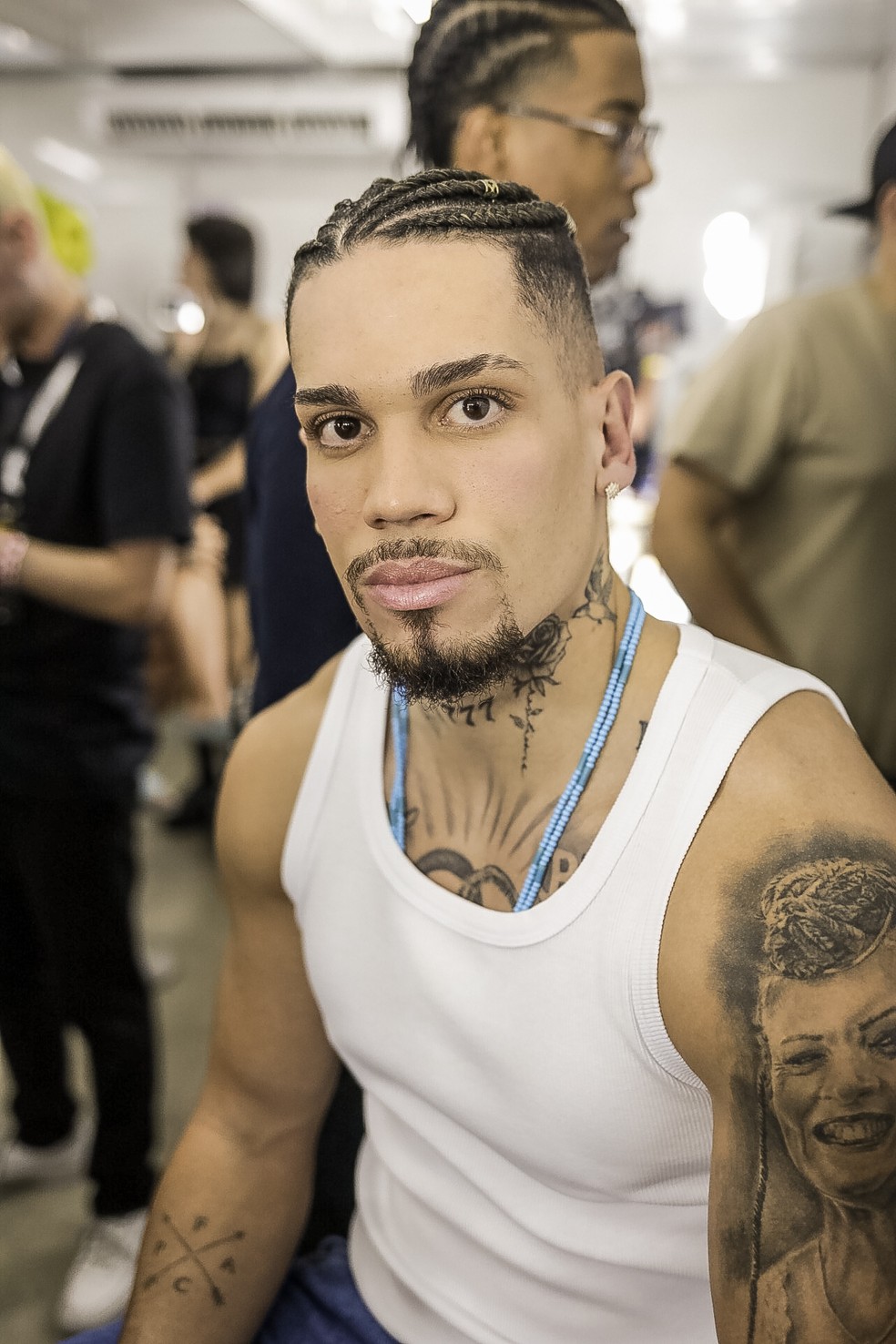 Paulinho estreia nas passarelas nesta quinta-feira em desfile no SP Fashion Week — Foto: Keiny Andrade / Agência O GLOBO
