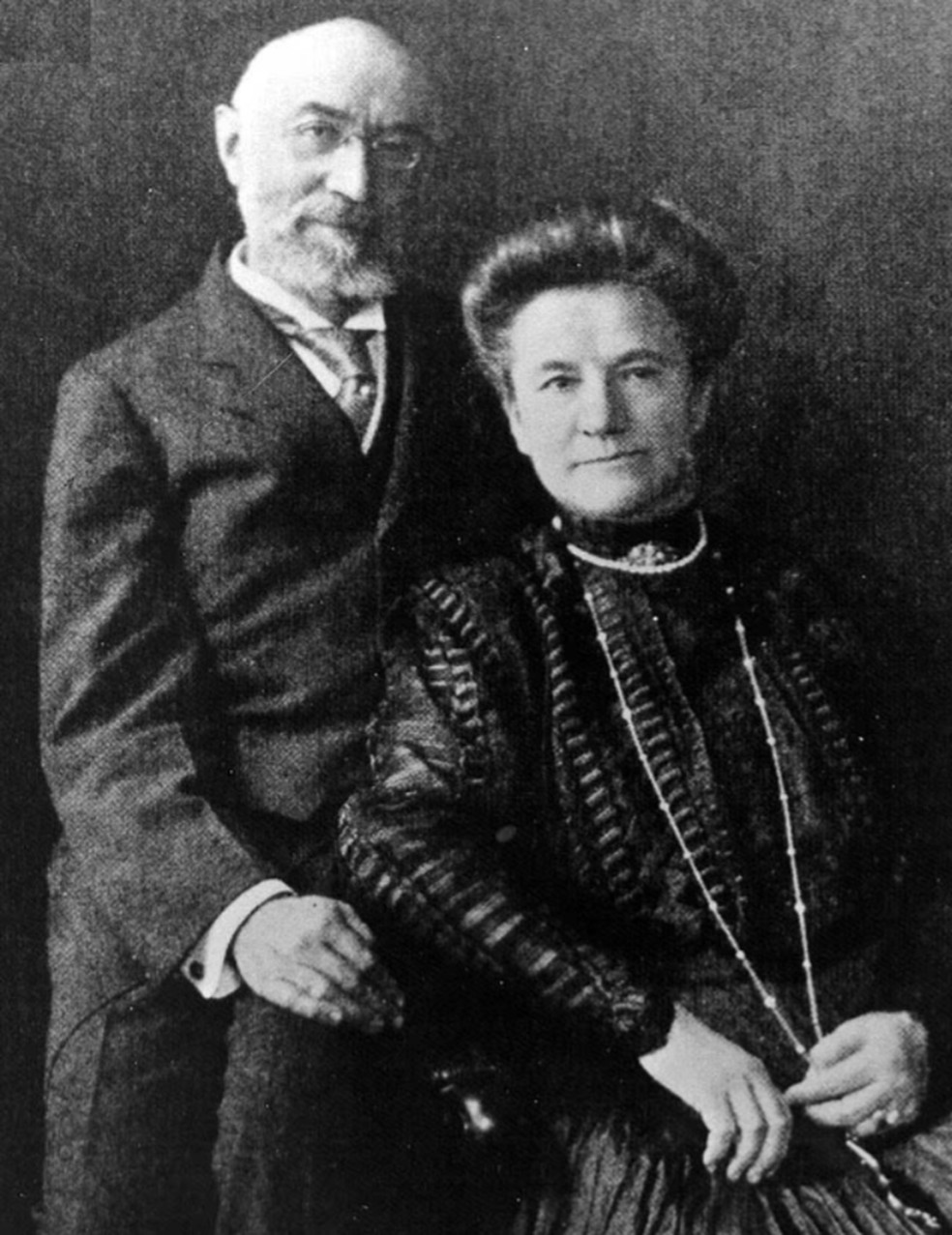 Isidor Straus e sua esposa Ida — Foto: Reprodução