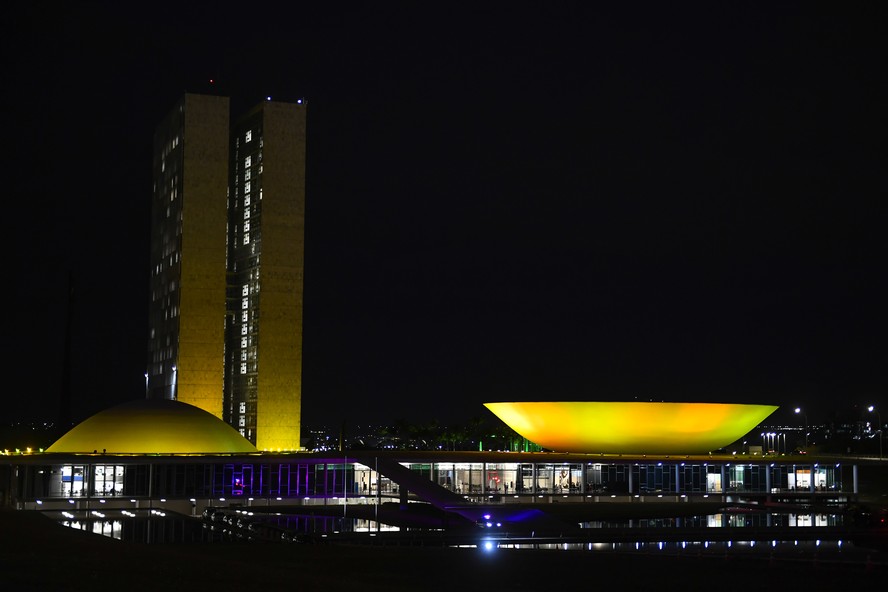 Fachada do Congresso Nacional, em Brasília