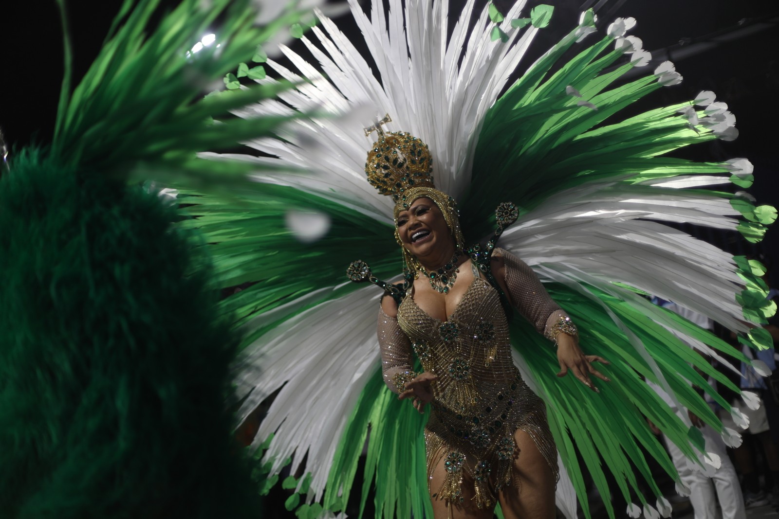Com homenagem a Arlindo Cruz, Império Serrano abre os desfiles do Grupo Especial no carnaval do Rio — Foto: Brenno Carvalho