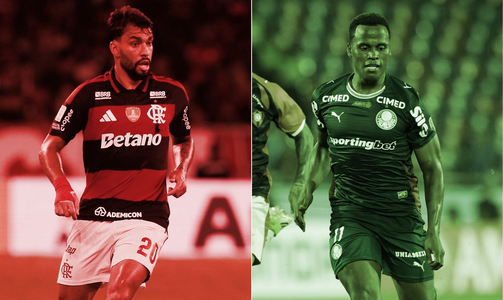 Polivalentes, Paquetá e Arias se adaptam a novos papéis em Flamengo e Palmeiras que seguem brigando pelo Brasileirão