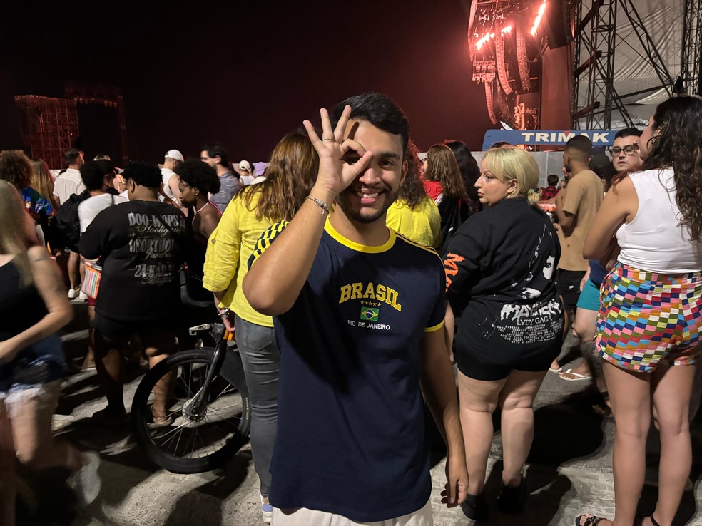 Heitor Fernandes correu assim que ouviu os primeiros acordes — Foto: Henrique Barbi