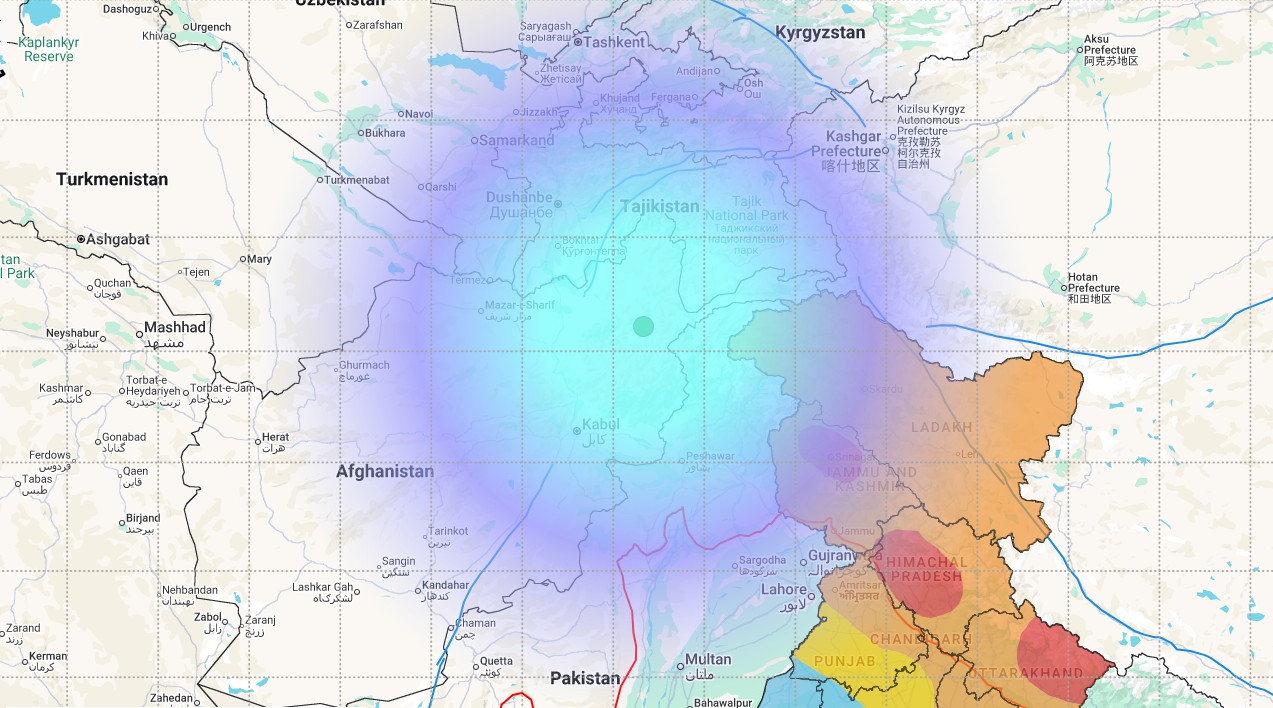 Terremoto de magnitude 6.2 atinge Afeganistão