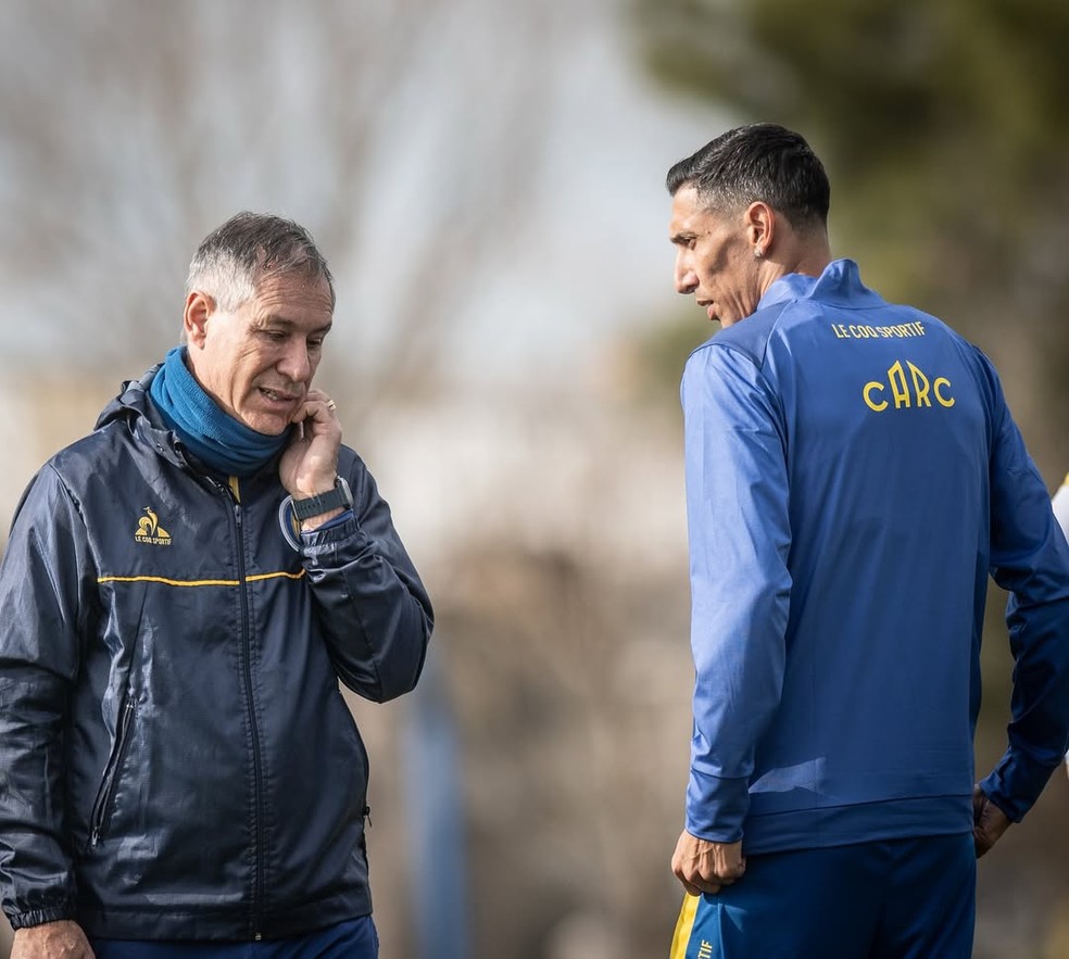 Di Maria retorna ao futebol argentino atuando pelo Rosário Central — Foto: Rosário Central