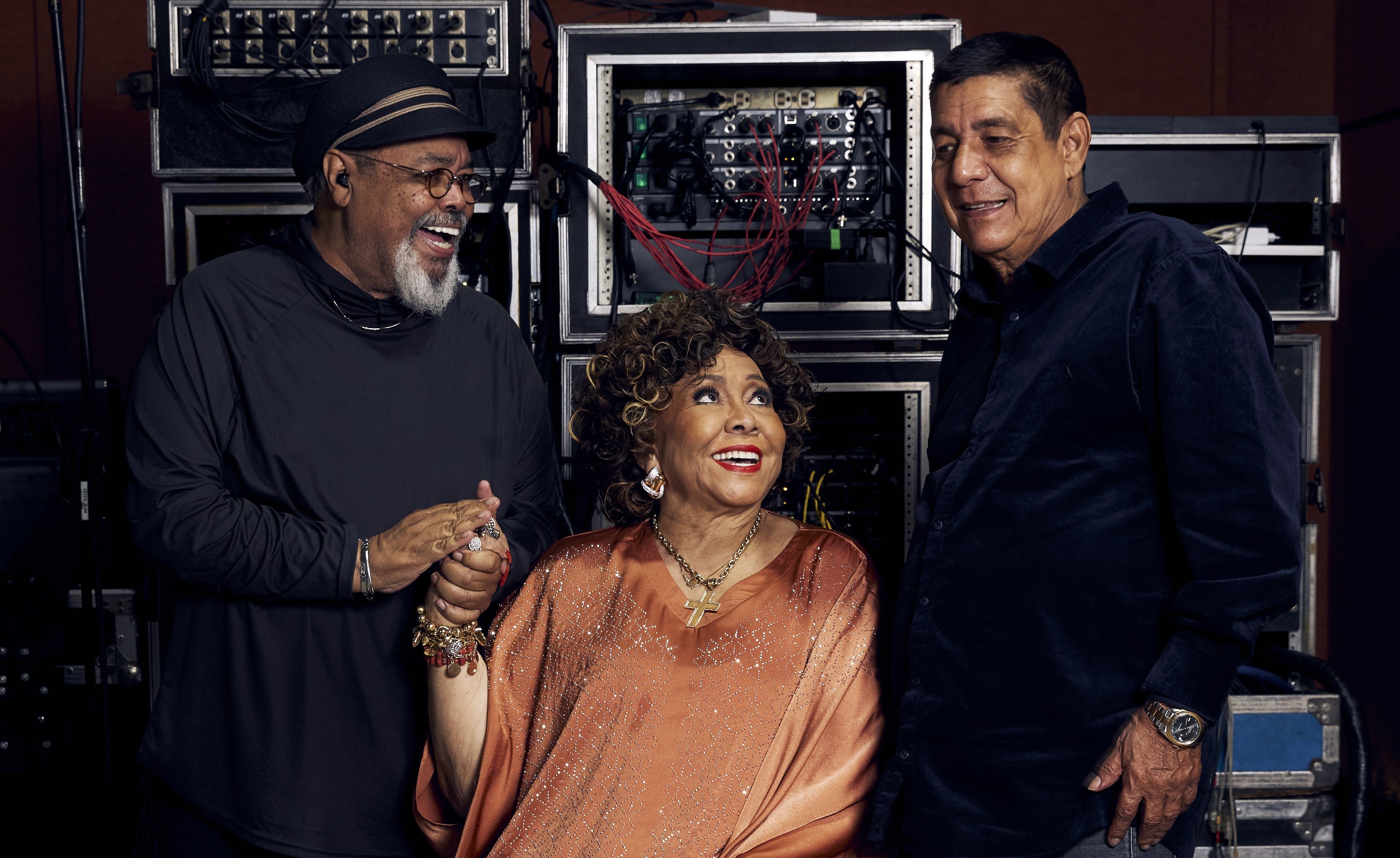 Zeca, Alcione e Aragão: na hora do ensaio, é trio, piada e bomba