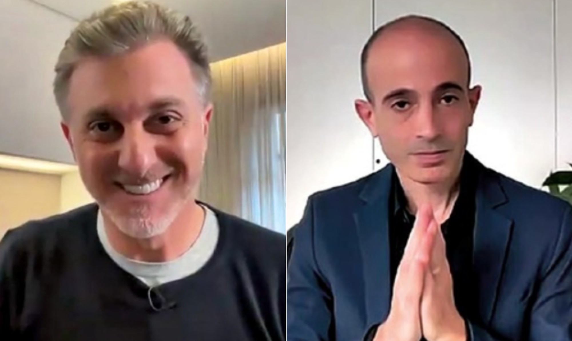 Luciano Huck e Yuval Noah Harari discutem presente e futuro em evento no Rio
