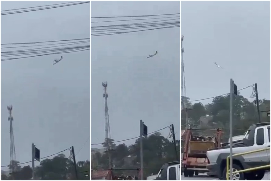 Um avião modelo ATR-72 caiu na cidade de Vinhedo, no interior de São Paulo