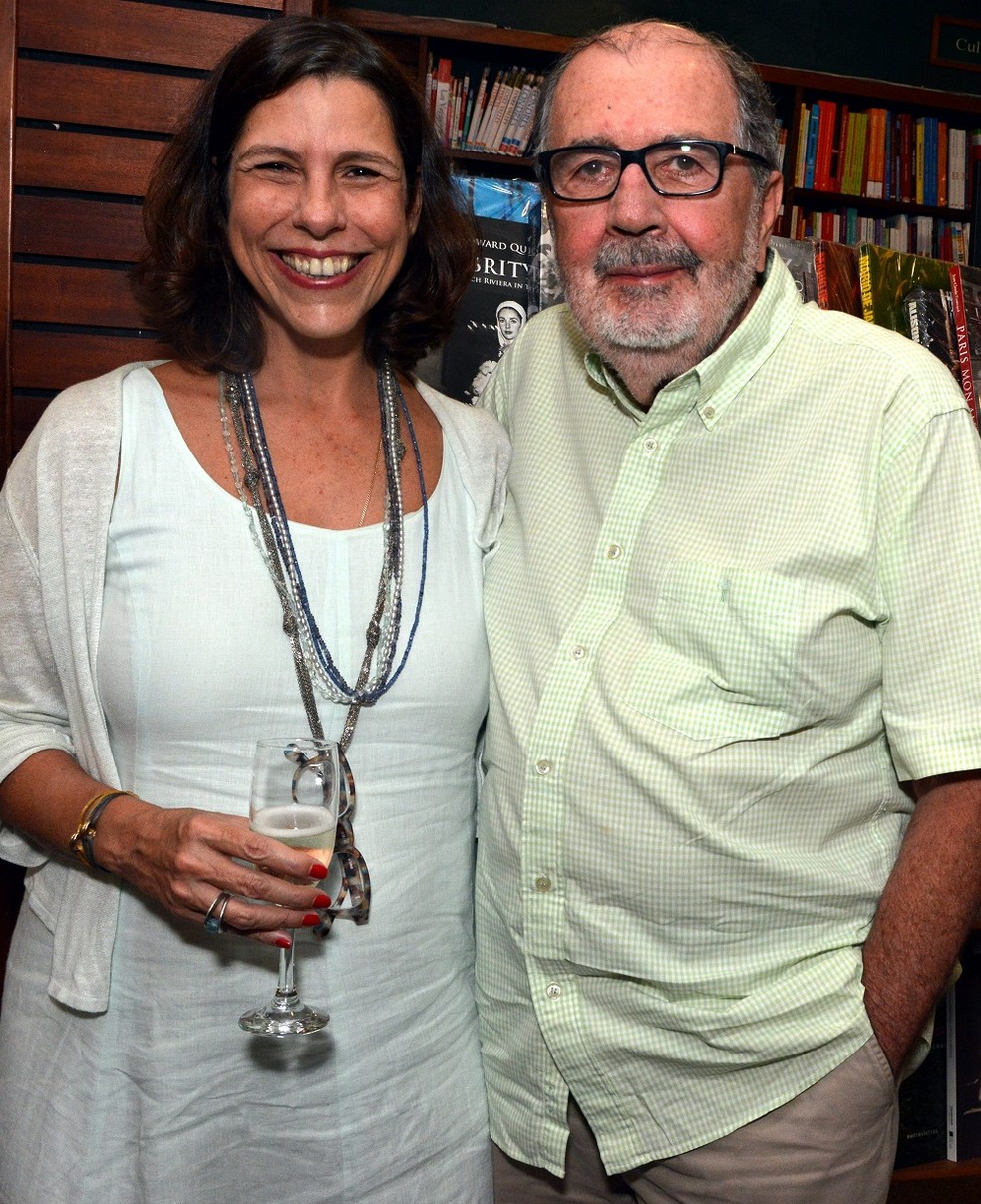 Renata e o marido, Cacá Diegues: casados há 41 anos — Foto: Divulgação 