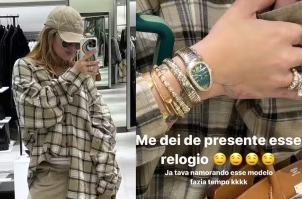 Virgínia Fonseca posou com o relógio Bulgari — Foto: Reprodução Instagram