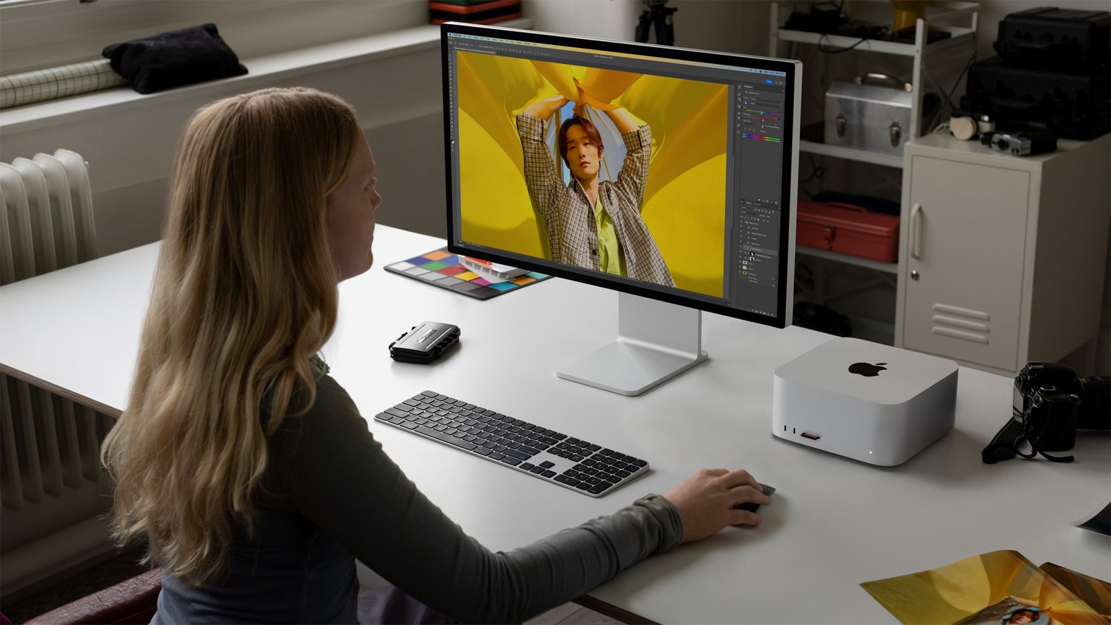 Apple lançou novo Mac Studio com novos chips que permitem mais velocidade em relação à geração anterior  — Foto: Divulgação