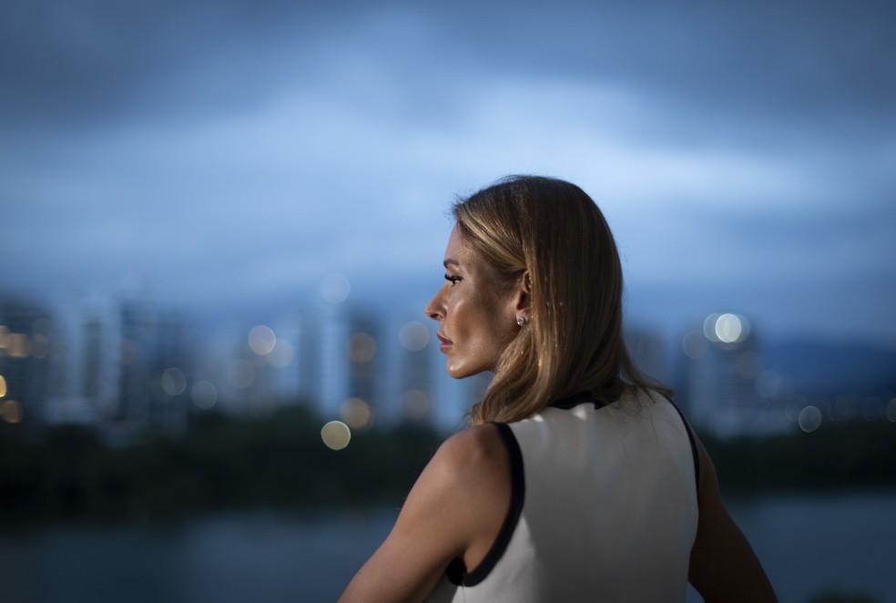 A ex-modelo Amanda Ungaro acusa o ex-companheiro, Paolo Zampolli, de abuso sexual e violência doméstica — Foto: Márcia Foletto