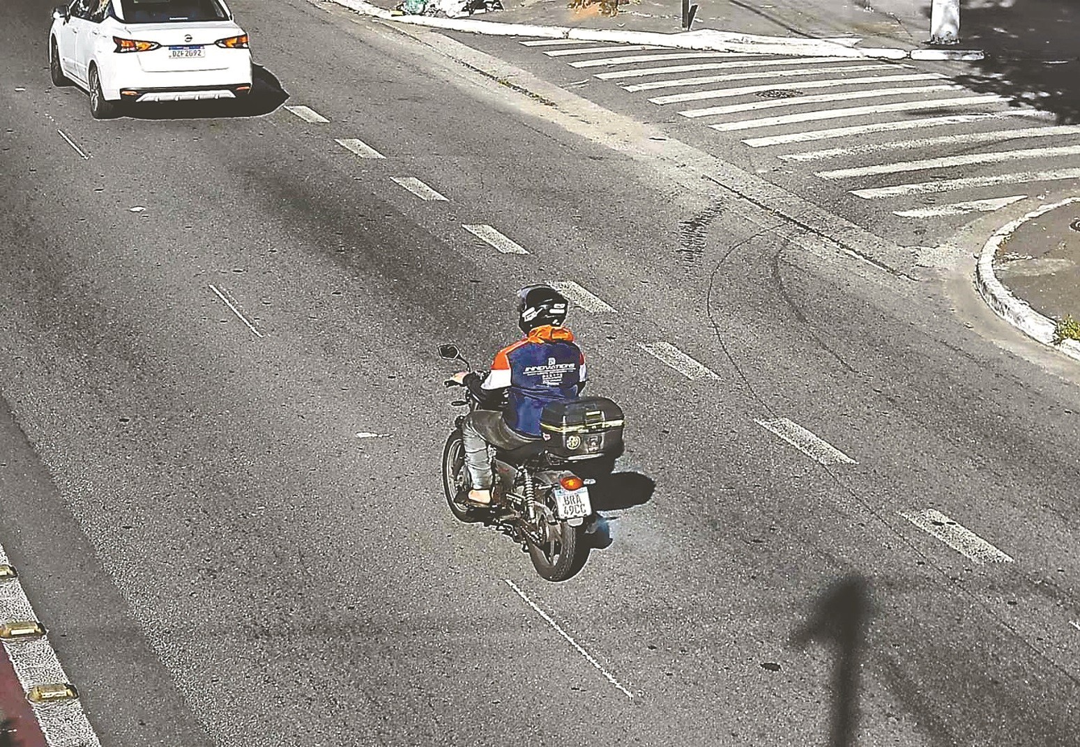 Câmera flagra mais de 9 mil registros da mesma placa de moto em São Paulo