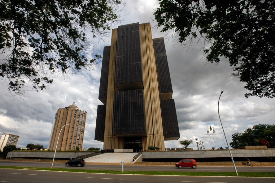 O edifício do Banco Central, em Brasília