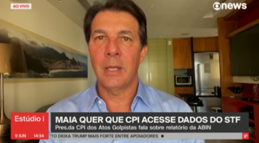 Arthur Maia em entrevista à Globonews