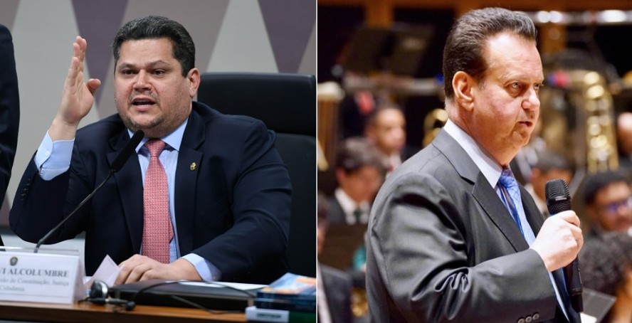 Davi Alcolumbre e Gilberto Kassab