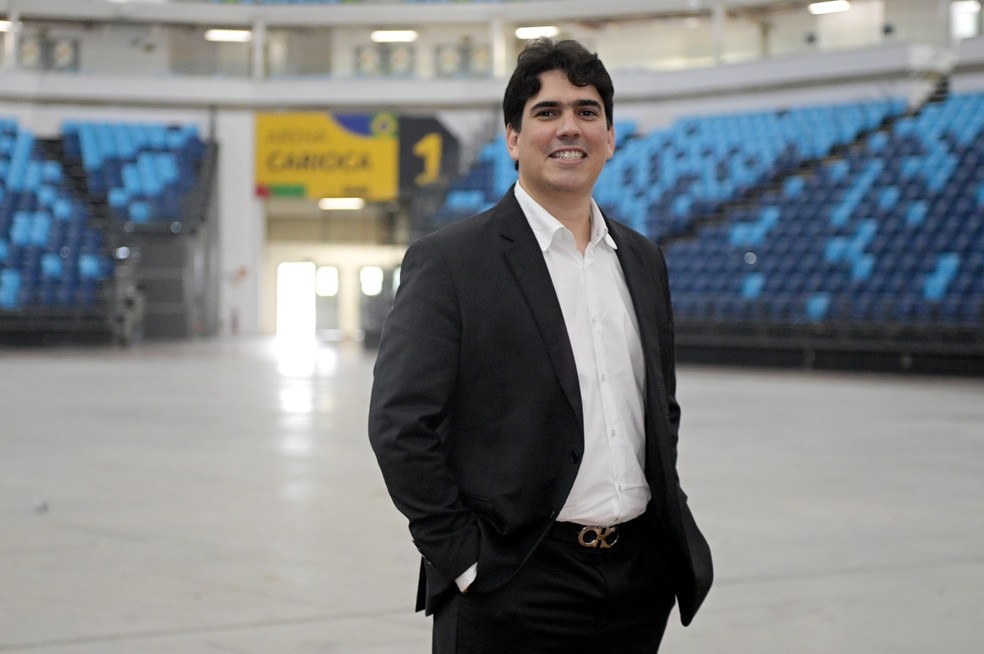 Ricardo Resende, vice-presidente da Confederação Sul-americana de Ginástica e diretor geral da Confederação Brasileira de Ginástica: união sul-americana para trazer Mundial da GR para o Brasil — Foto: Alexandre Loureiro/CBG