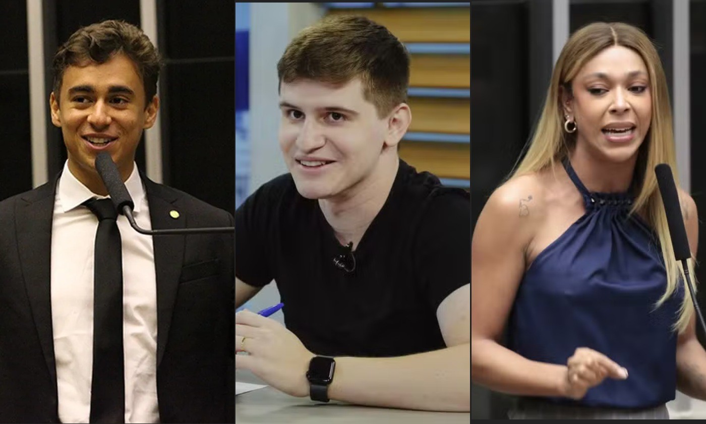 'Com a palavra': deputados mais votados do país, Nikolas e Pavanato centram críticas no STF e em Lula, e Erika Hilton foca em pauta identitária