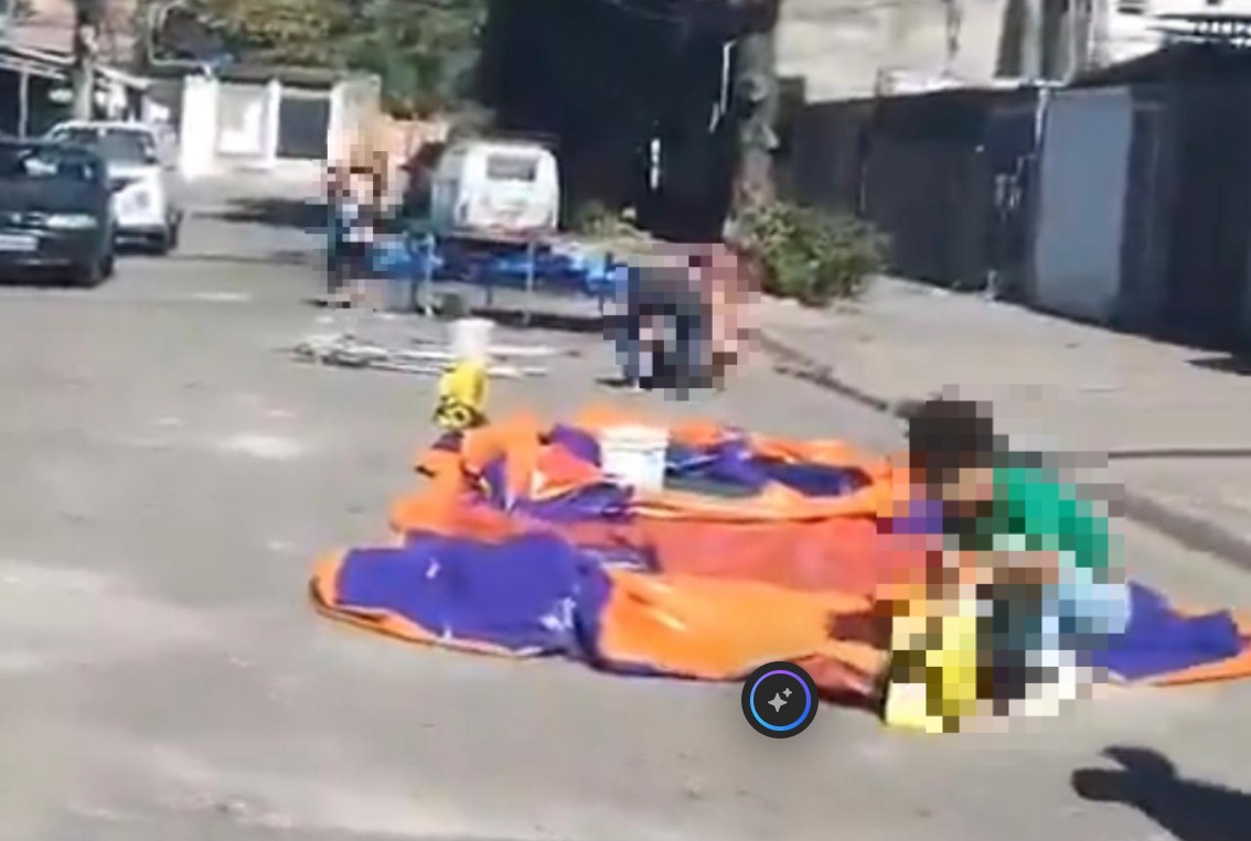 Artefato lançado por drone explode durante preparo de festa de rua na comunidade Dourado, em Cordovil, e fere dois - QTU Questões do Universo
