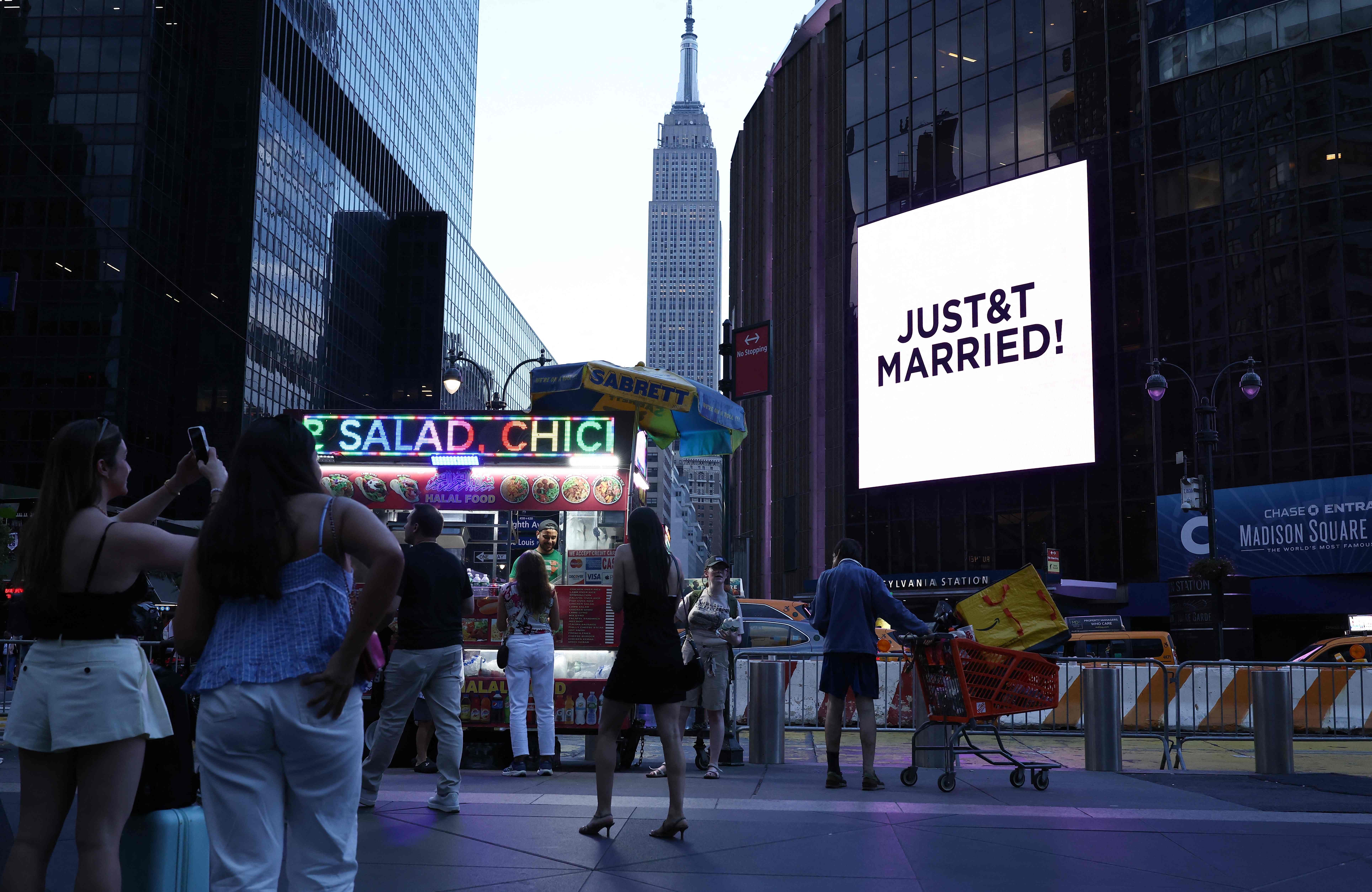 O grandioso casamento de Taylor Swift e Travis Kelce no Madison Square Garden