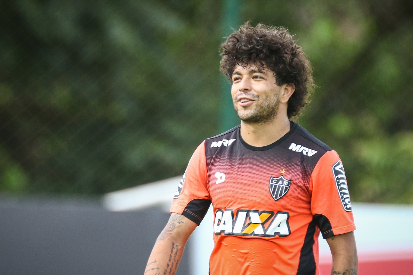 O ponta-direita Luan, de 31 anos, está sem clube. O menino maluquinho rescindiu o contrato com o Goiás após três meses — Foto: Bruno Cantini/Atlético-MG/Divulgação