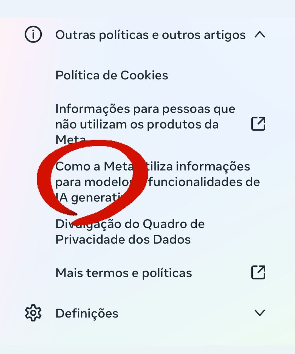 Publicações no Instagram e Facebook são usadas pela Meta para treinar ...