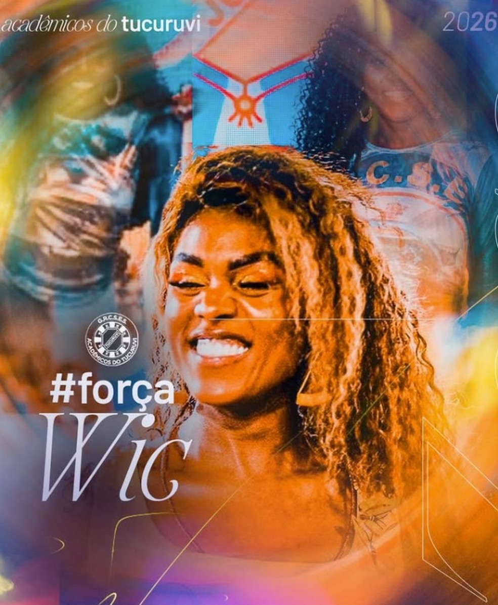 The São Paulo school comes out in favor of Wic Tavares — Photo: Reproduction