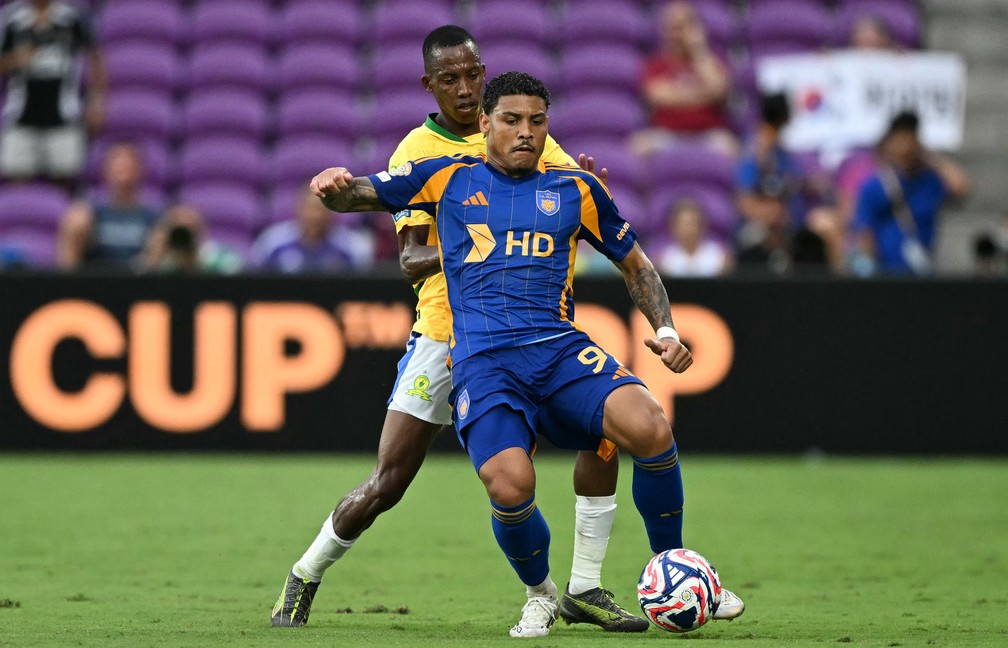 Erick, atacante brasileiro do Ulsan HD — Foto: PATRICIA DE MELO MOREIRA / AFP