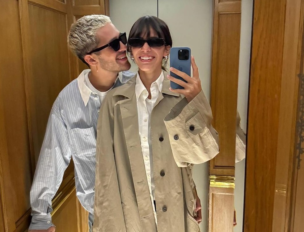 João Guilherme e Bruna Marquezine — Foto: Reprodução/Instagram