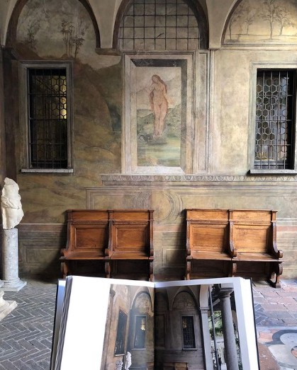 Últimos ingressos para visitas à Casa degli Atellani foram vendidos para 30 de setembro — Foto: Reprodução/Instagram