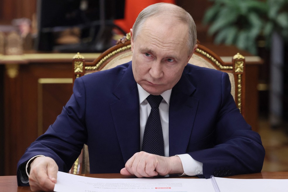 O presidente da Rússia, Vladimir Putin — Foto: Gavriil Grigorov/AFP