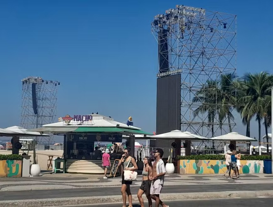 Como estará o tempo na hora do show de Shakira em Copacabana? Veja previsão