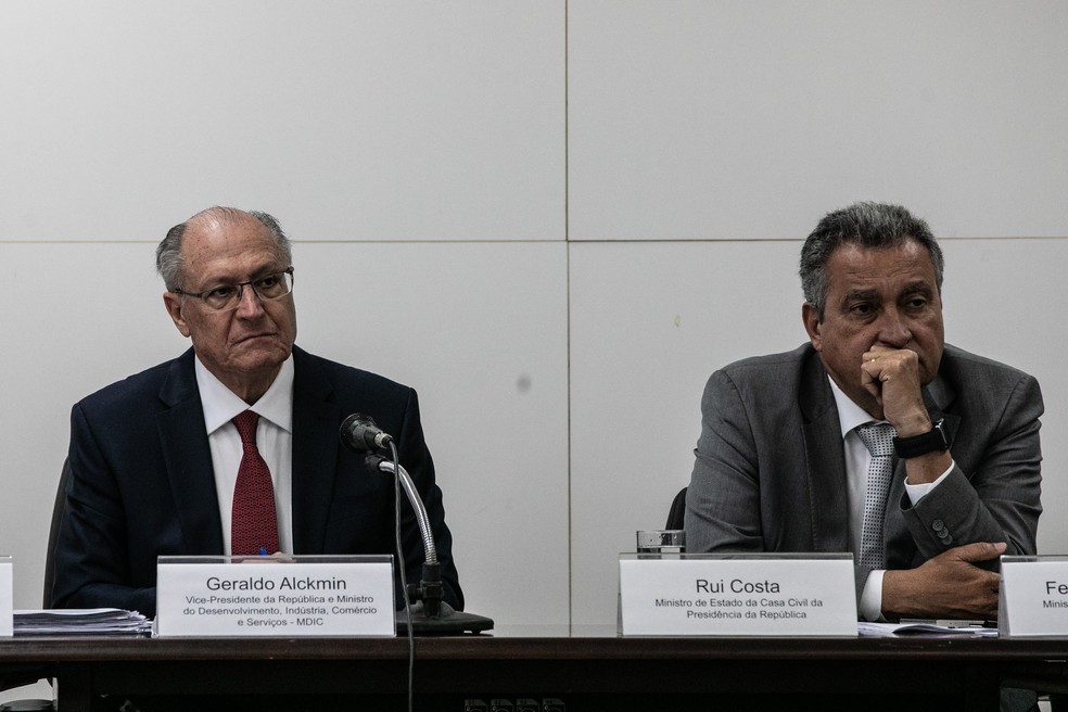  Alckmin diz que ideia do governo  no pedir mais prazo para tarifao de Trump  Foto: Brenno Carvalho / Agncia O Globo
