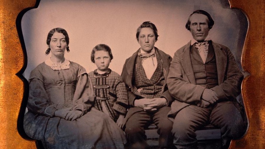 Fotografia de família no século 19