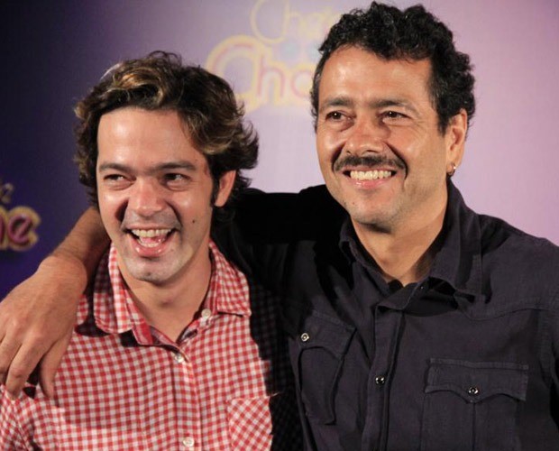 Bruno Mazzeo e Marcos Palmeira são primos em primeiro grau. Palmeira é filho do cineasta Zelito Viana, irmão de Chico Anysio, pai de Mazzeo — Foto: Divulgação/TV Globo