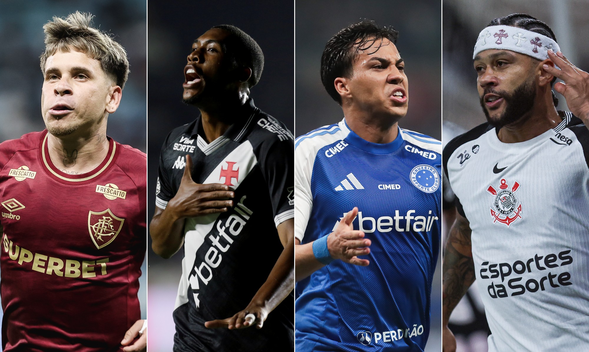 Como chegam Fluminense, Vasco, Cruzeiro e Corinthians às semifinais da Copa do Brasil