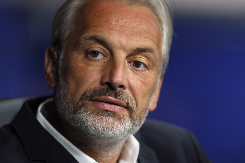 Técnico Sebastien Desabre, da seleção da RD Congo, na Copa do Mundo — Foto: Odd ANDERSEN / AFP
