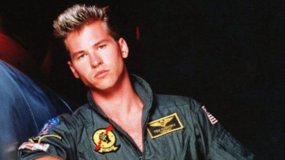 Val Kilmer em'Top Gun' — Foto: Reprodução