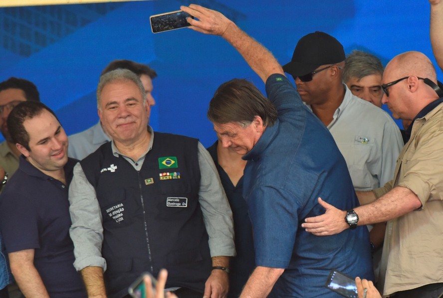 Marcelo Queiroga e Jair Bolsonaro