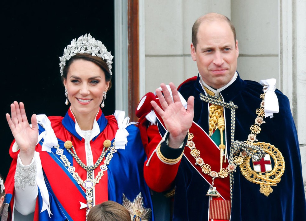 Kate Middleton e príncipe William — Foto: Getty Images