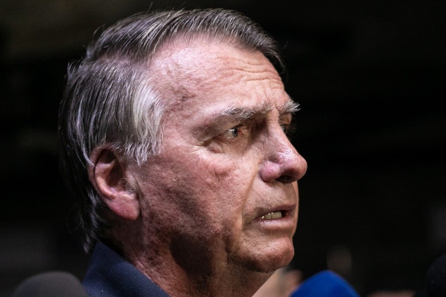 O ex-presidente Jair Bolsonaro