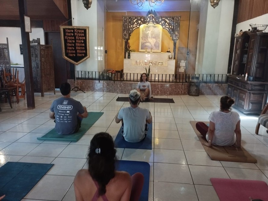 Uma das maiores comunidade Hare Krishna no Brasil – Foto de