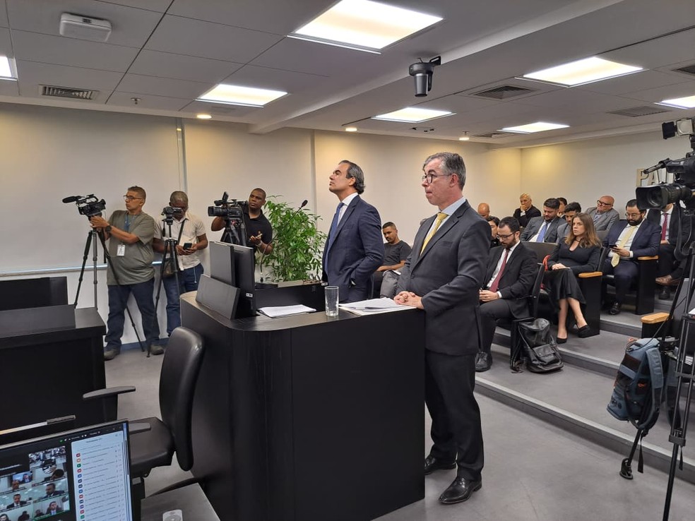 Michel Assef son on the left and Alexandre Vitorino on the right - Photo: Davi Ferreira